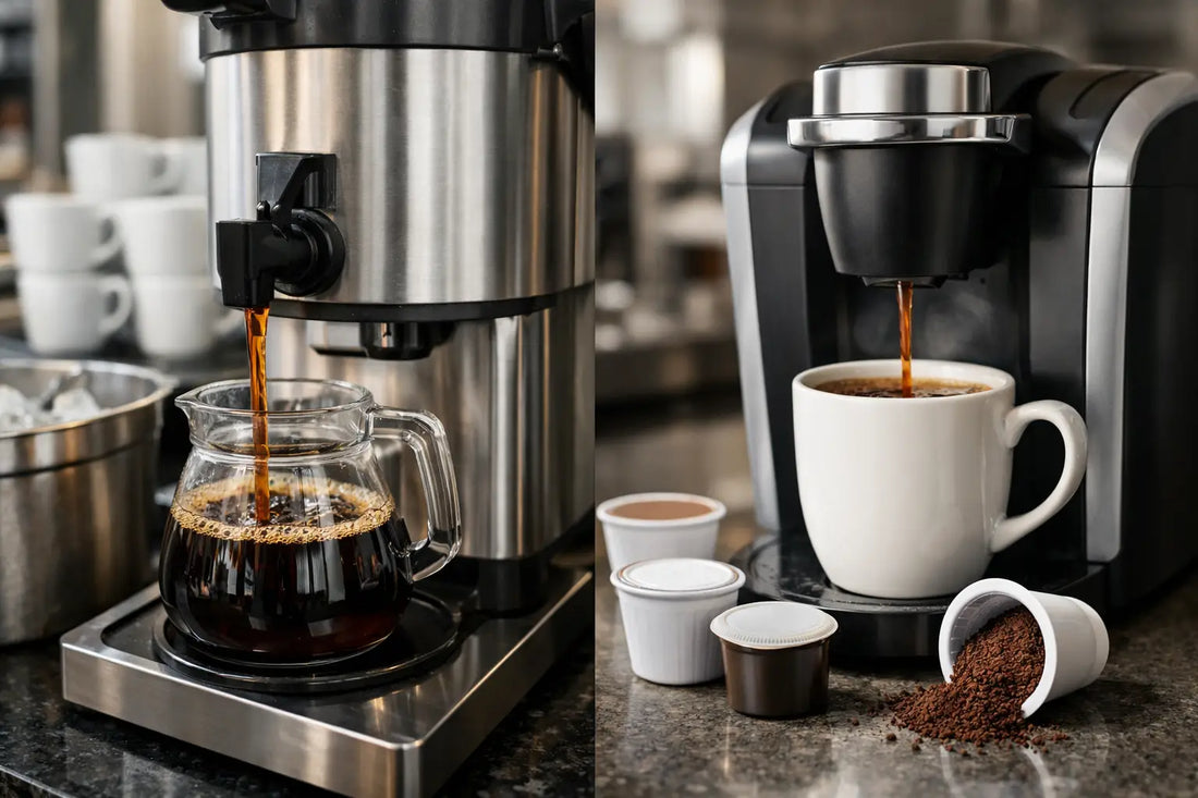 Liquid Coffee Versus Coffee Pods for Foodservice
