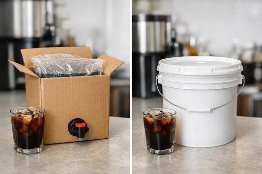 Bag in Box vs Pail for Coffee Concentrate